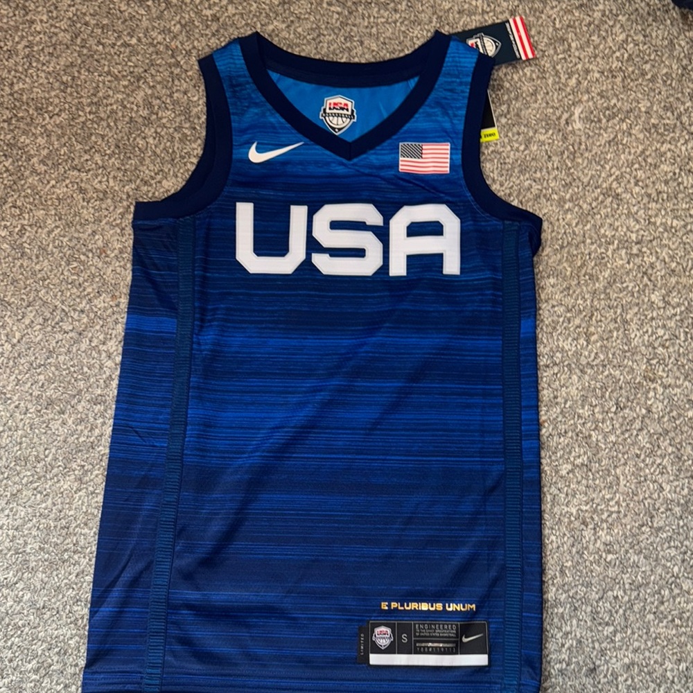 Nike USA Blue Basketball Jersey